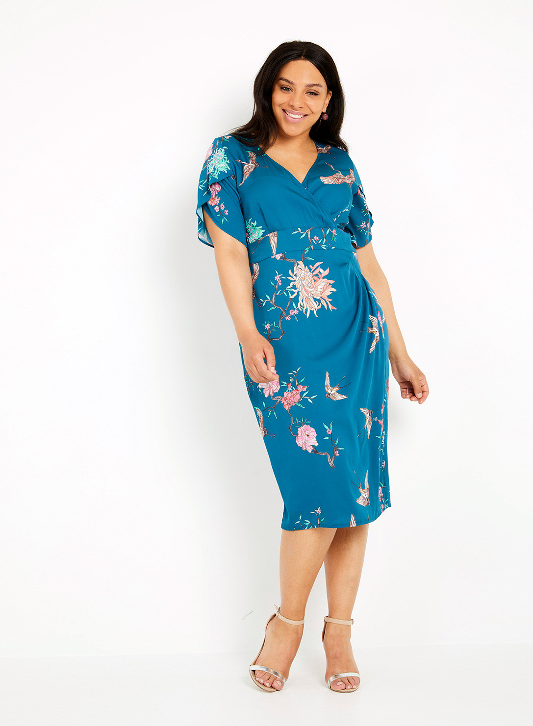 wafer Profeti røveri Anna Scholz Plus Size Double Silk Tulip Dress