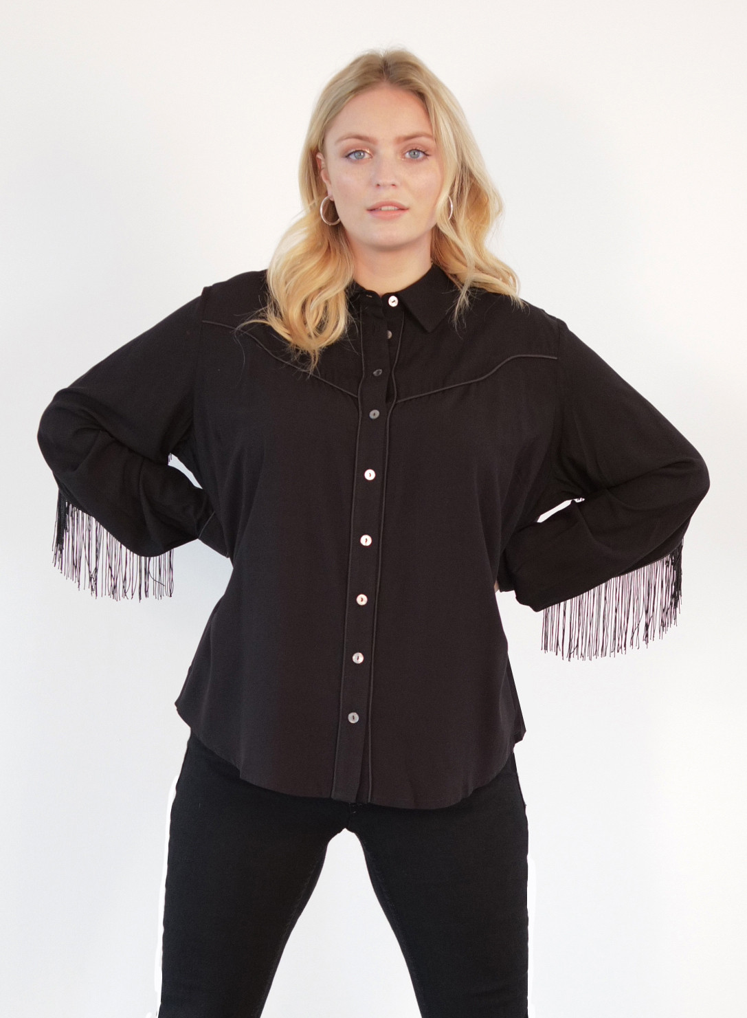 Buy > cowgirl shirts with fringe > in stock